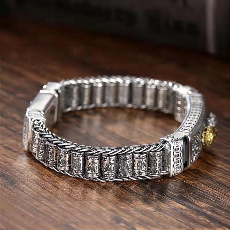 Brave troops silver rotating bead bracelet - MERGE.DAY.1.FREESTYLE