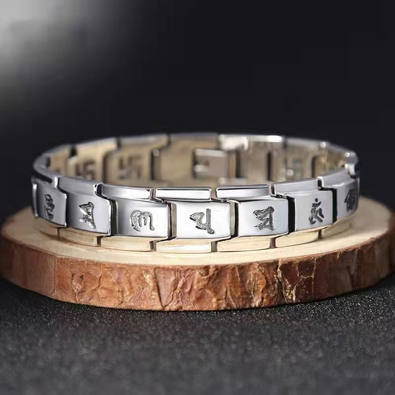 Simple and domineering six-syllable mantra bracelet - MERGE.DAY.1.FREESTYLE
