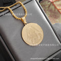 saint Christopher protect us necklace - MERGE.DAY.1.FREESTYLE