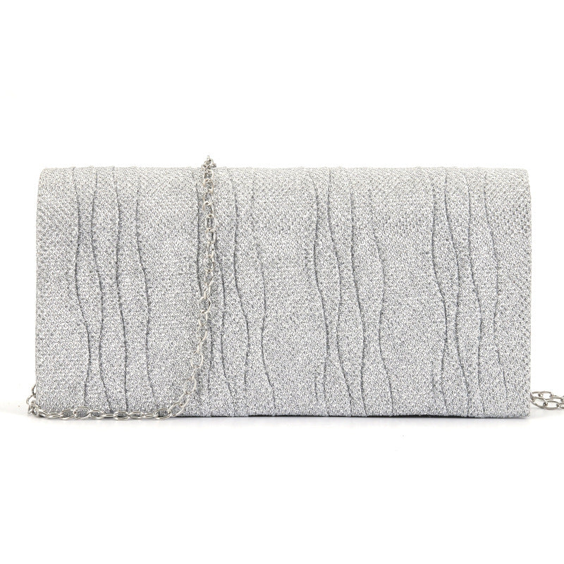 Solid color sequined cosmetics, portable storage clutch - MERGE.DAY.1.FREESTYLE