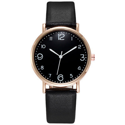 Korean-style, stylish, simple leather strap watches. - MERGE.DAY.1.FREESTYLE