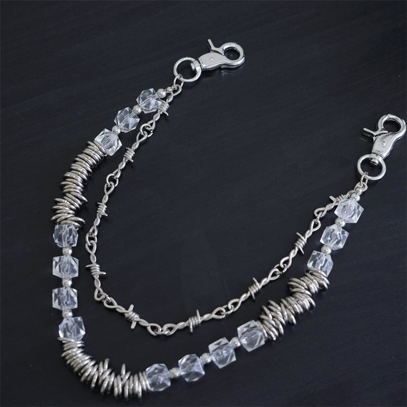 Retro fashion thorn shaped pearl bag chain - MERGE.DAY.1.FREESTYLE