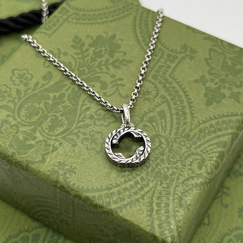 Double G necklace elf couple pendant - MERGE.DAY.1.FREESTYLE