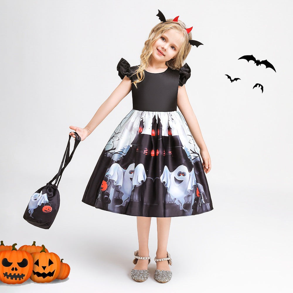 Halloween children's witch performance dress - MERGE.DAY.1.FREESTYLE