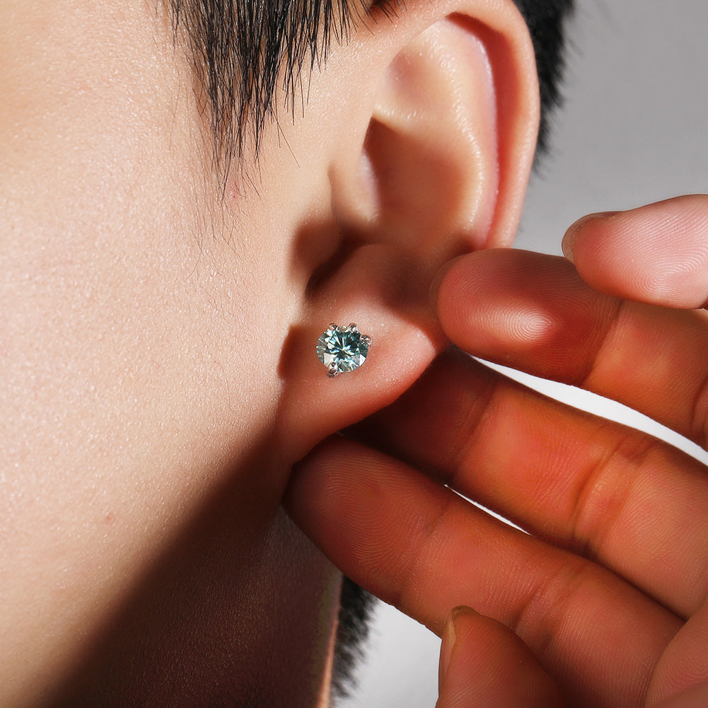 S925 silver moissanite dragon claw earrings - MERGE.DAY.1.FREESTYLE