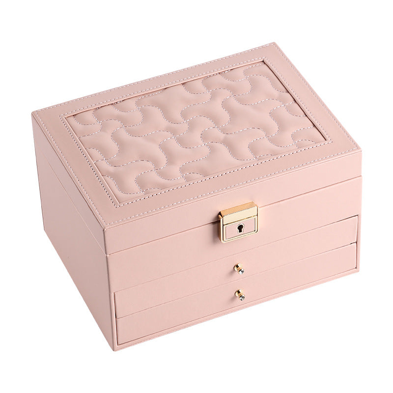 European multi-layer household PU leather jewelry box - MERGE.DAY.1.FREESTYLE
