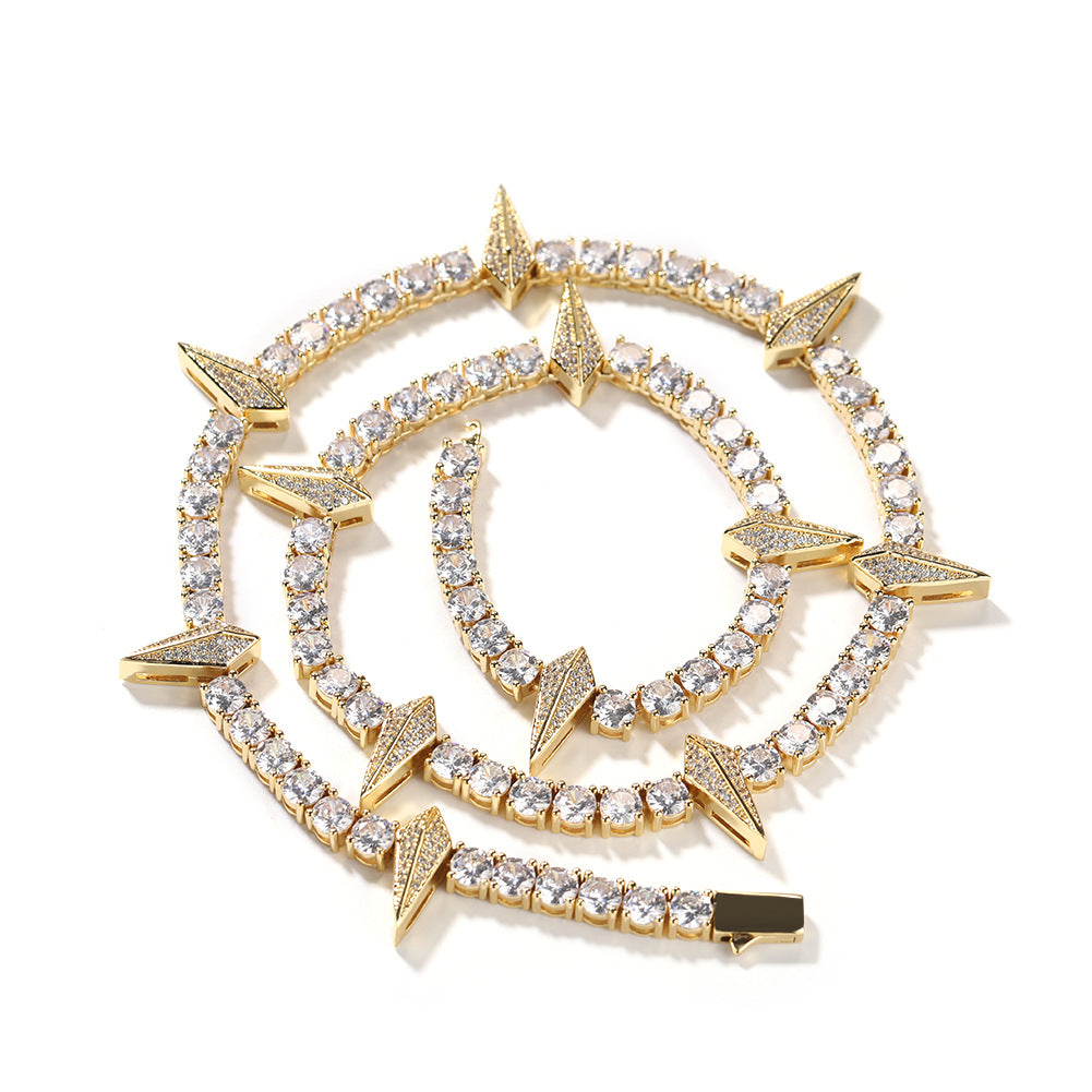 Hip-hop Black Panther zircon tennis chain - MERGE.DAY.1.FREESTYLE