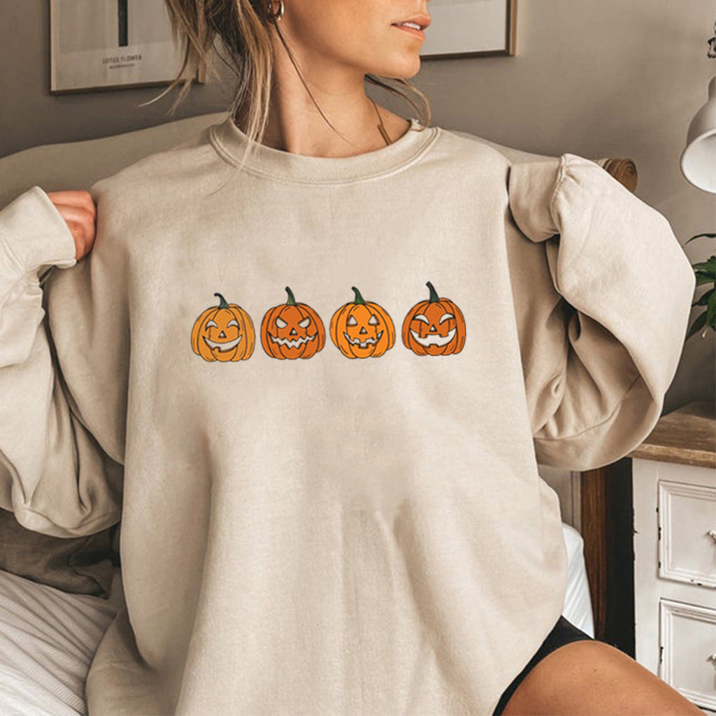 Halloween evil pumpkin head sweatshirt - MERGE.DAY.1.FREESTYLE