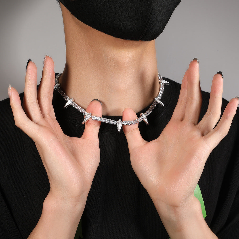 Hip-hop Black Panther zircon tennis chain - MERGE.DAY.1.FREESTYLE