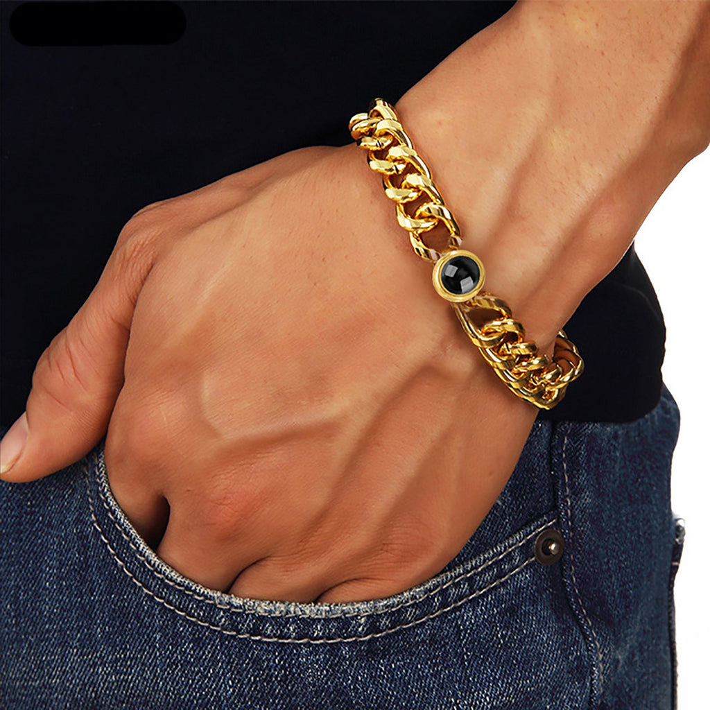 Color projection Cuban bracelet - MERGE.DAY.1.FREESTYLE