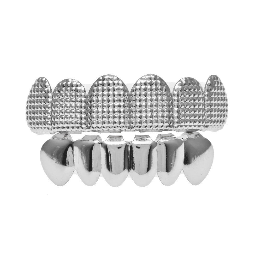 Hip-hop polished braces with gold electroplating - MERGE.DAY.1.FREESTYLE