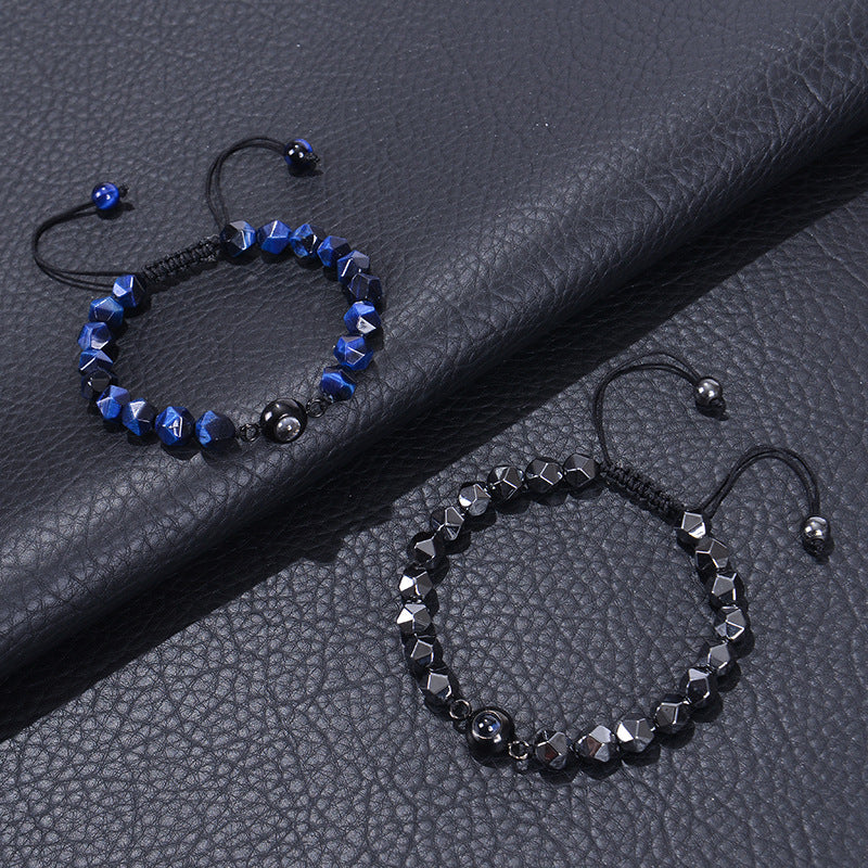 Obsidian Photo projection Customized Bracelet - MERGE.DAY.1.FREESTYLE