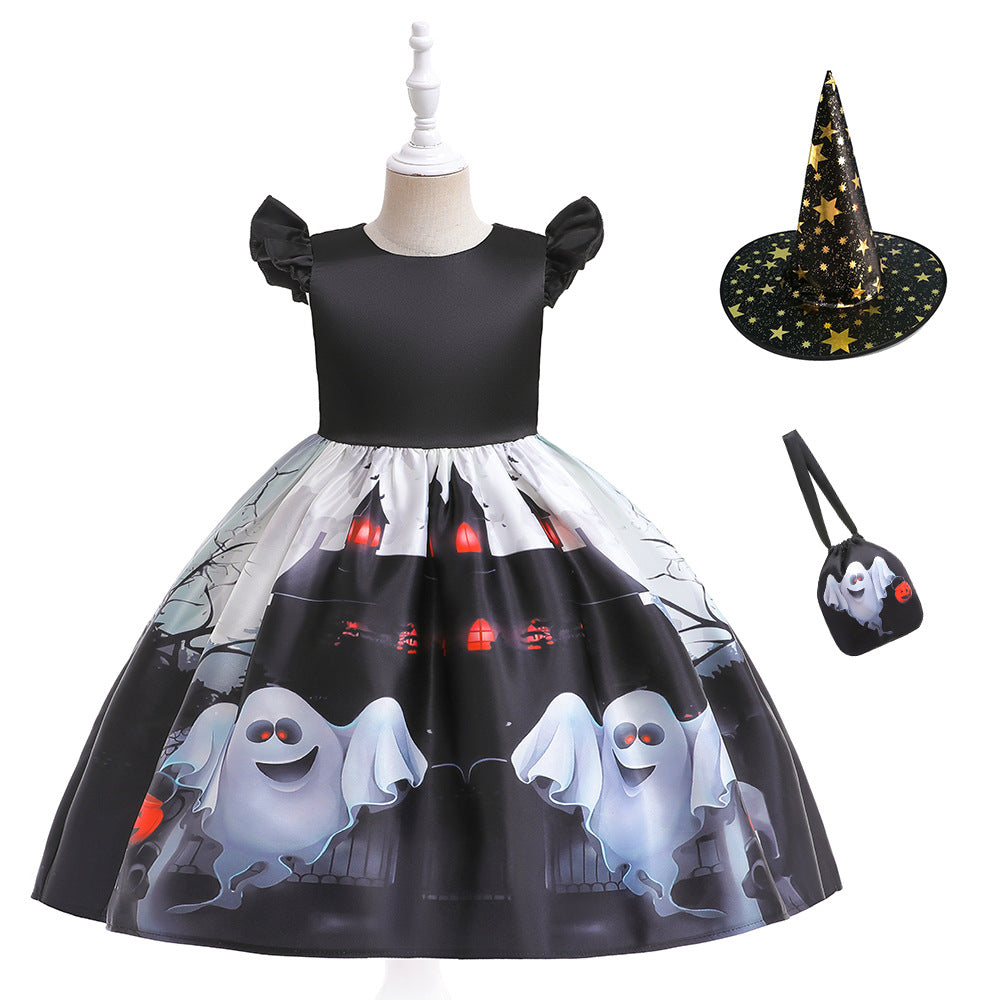 Halloween children's witch performance dress - MERGE.DAY.1.FREESTYLE