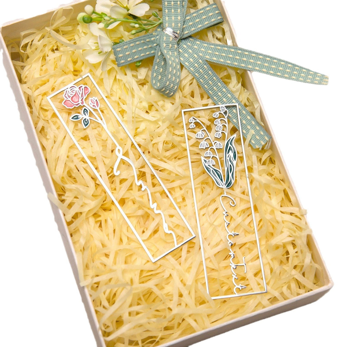 customized birthday flower name Color dripping oil bookmark - MERGE.DAY.1.FREESTYLE