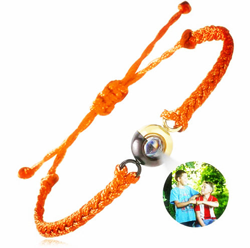Hand-woven customized color picture personal color photo bracelet - MERGE.DAY.1.FREESTYLE