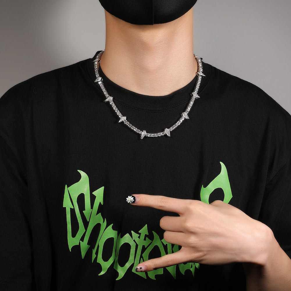 Hip-hop Black Panther zircon tennis chain - MERGE.DAY.1.FREESTYLE
