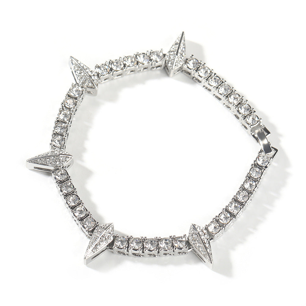diamond tennis chain Black Panther bracelet - MERGE.DAY.1.FREESTYLE