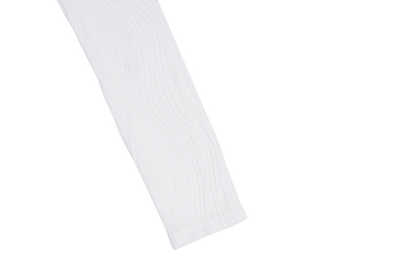 Autumn & Winter long-sleeved U-neck water ripple slim fit top T-shirt - MERGE.DAY.1.FREESTYLE