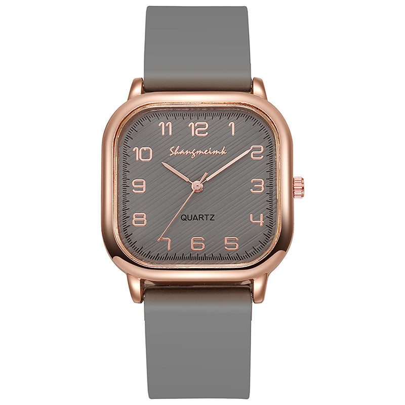 Fashionable quartz women's watch with silicone strap - MERGE.DAY.1.FREESTYLE