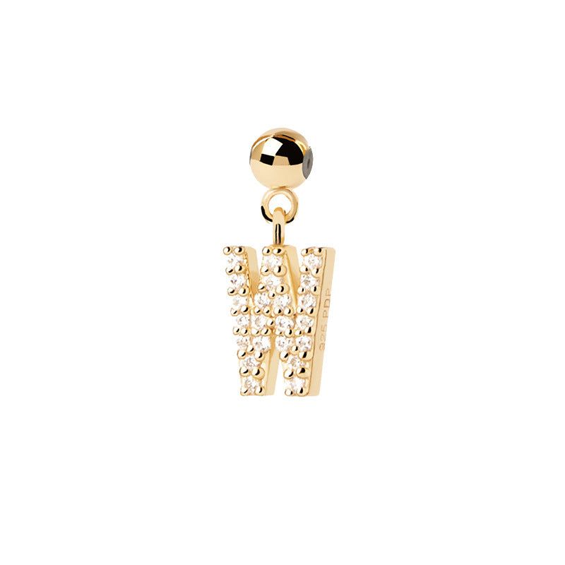 Letter full diamond DIY necklace clavicle chain - MERGE.DAY.1.FREESTYLE