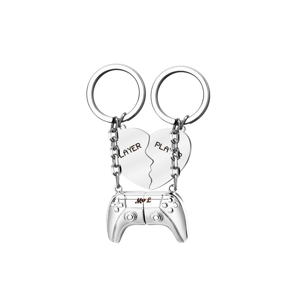 Heart engraved handle keychain Valentine's Day gift - MERGE.DAY.1.FREESTYLE