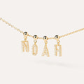 Letter full diamond DIY necklace clavicle chain - MERGE.DAY.1.FREESTYLE