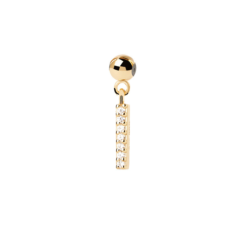 Letter full diamond DIY necklace clavicle chain - MERGE.DAY.1.FREESTYLE