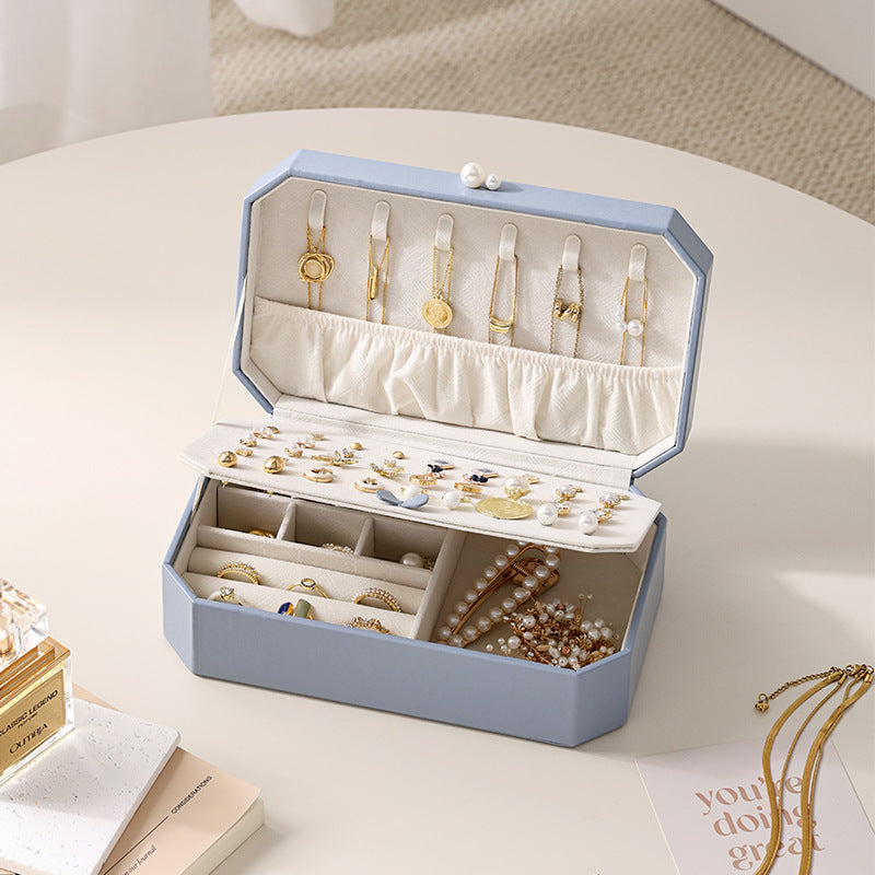 PU leather multi-layer large capacity jewelry box - MERGE.DAY.1.FREESTYLE