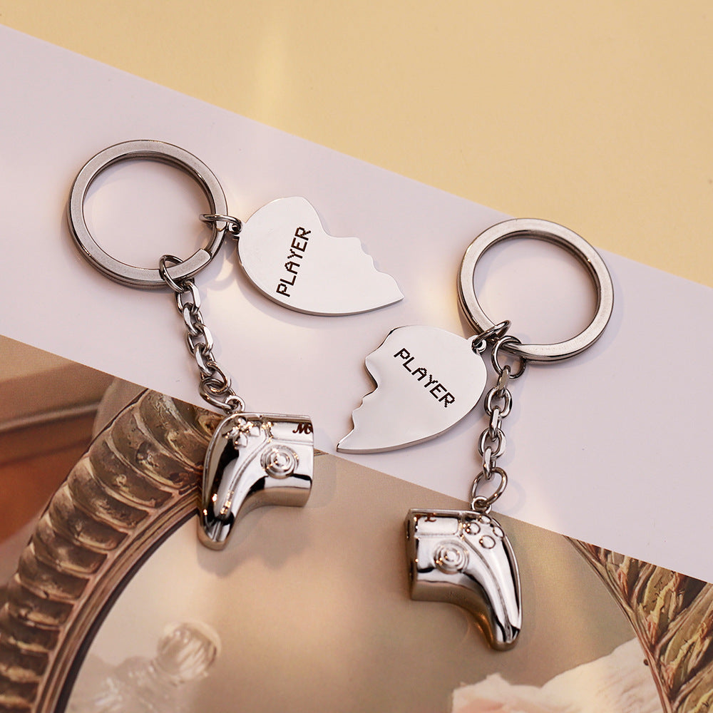Heart engraved handle keychain Valentine's Day gift - MERGE.DAY.1.FREESTYLE