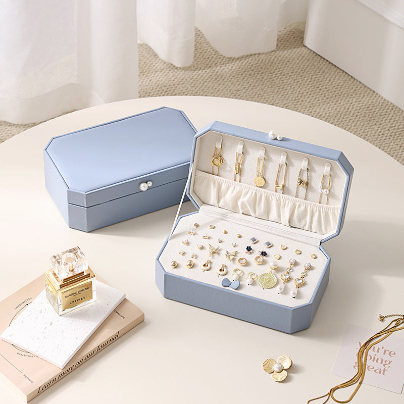 PU leather multi-layer large capacity jewelry box - MERGE.DAY.1.FREESTYLE