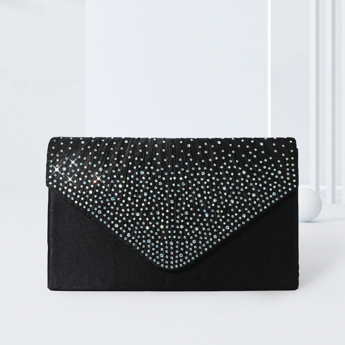 Colorful hot diamond black clutch - MERGE.DAY.1.FREESTYLE
