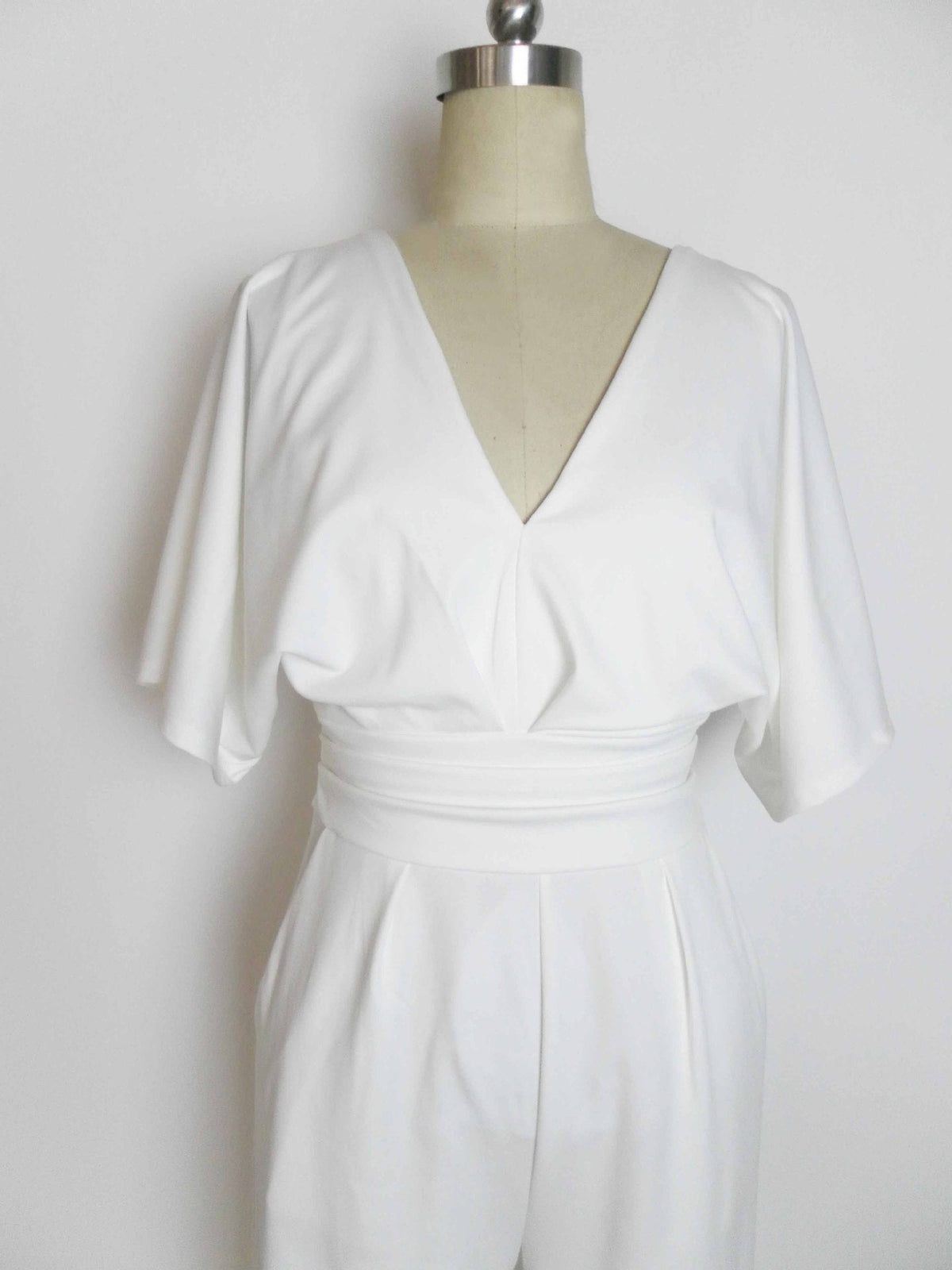Dress Jumpsuit Explosive Deep V High Waist Wide Leg Trousers - MERGE.DAY.1.FREESTYLE