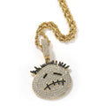 Hip-hop cartoon zircon spiky-head avatar necklace - MERGE.DAY.1.FREESTYLE