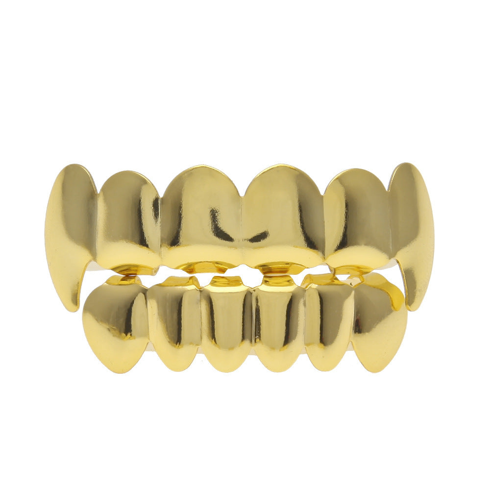 Hip-hop polished braces with gold electroplating - MERGE.DAY.1.FREESTYLE