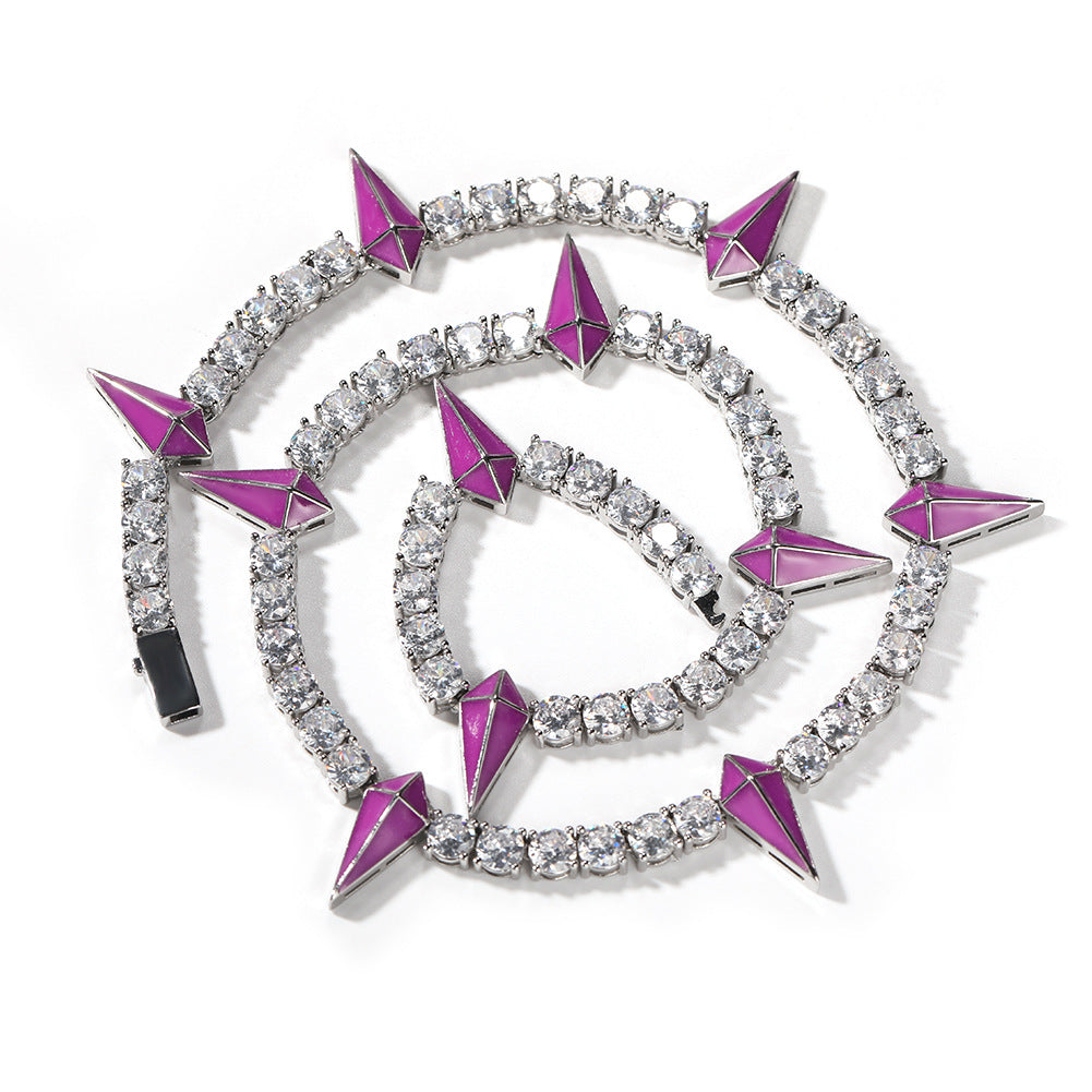 Hip-hop Black Panther zircon tennis chain - MERGE.DAY.1.FREESTYLE