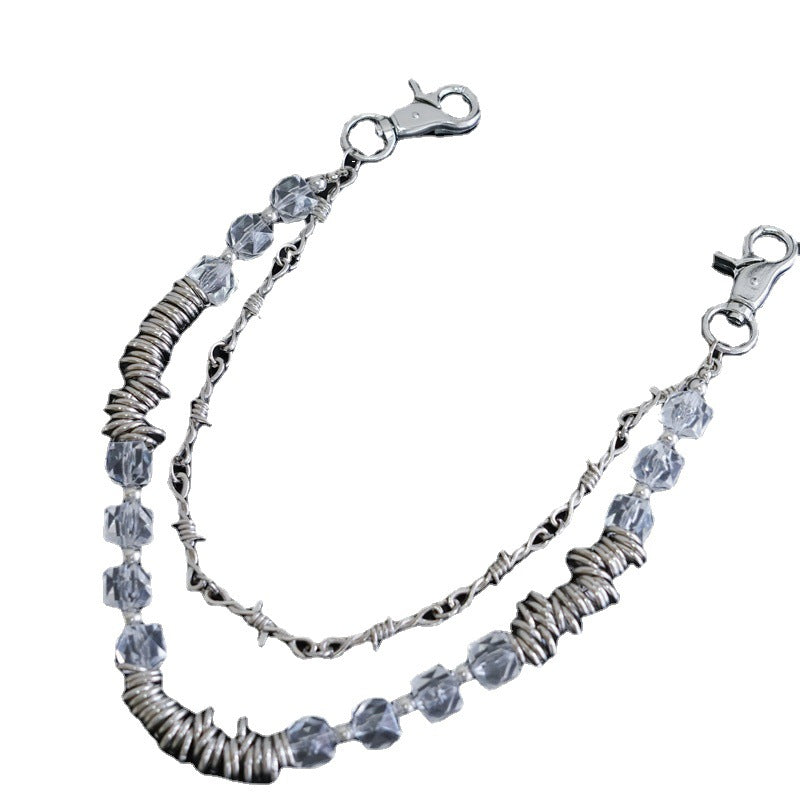 Retro fashion thorn shaped pearl bag chain - MERGE.DAY.1.FREESTYLE