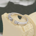 S925 Sterling Silver Zircon Open Ring - MERGE.DAY.1.FREESTYLE