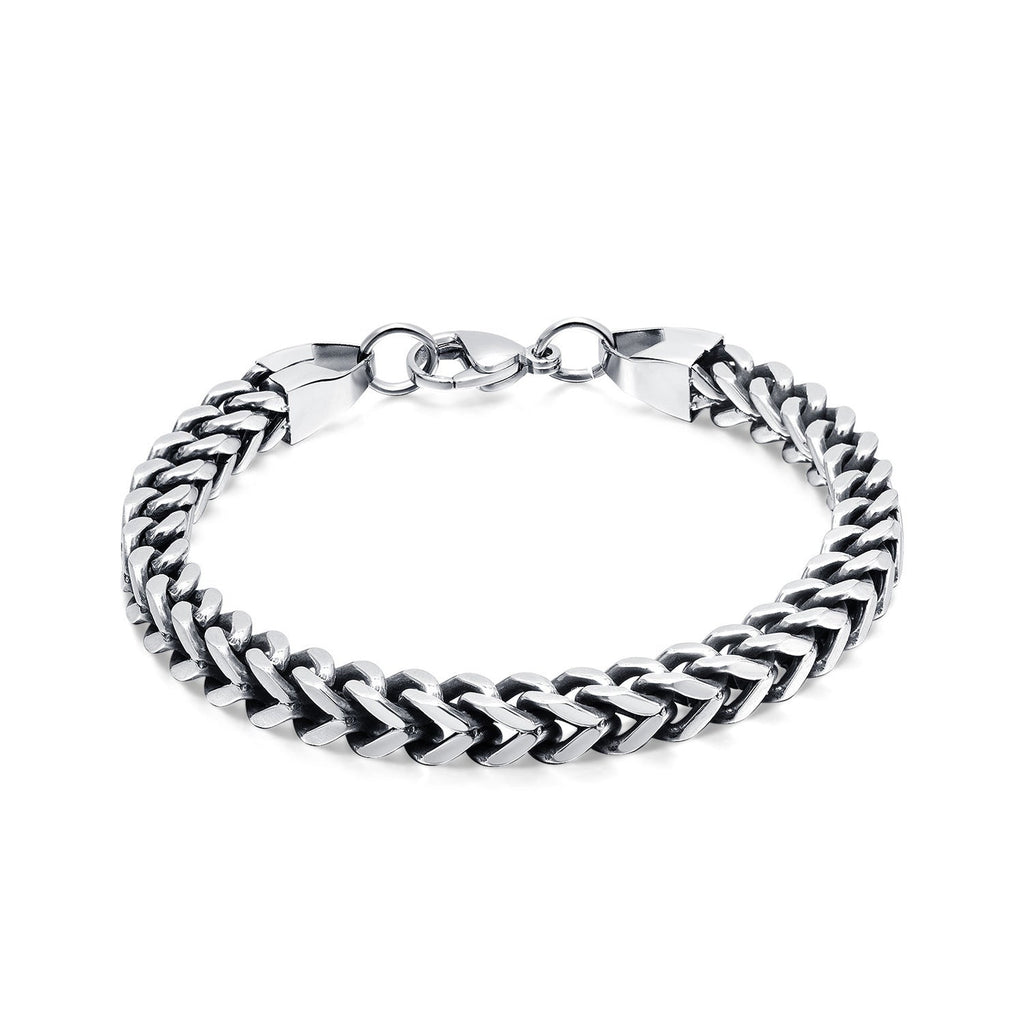 Stainless steel round grinding Cuban bracelet - MERGE.DAY.1.FREESTYLE