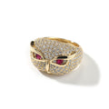 Hip-hop creative owl zircon-encrusted ring - MERGE.DAY.1.FREESTYLE