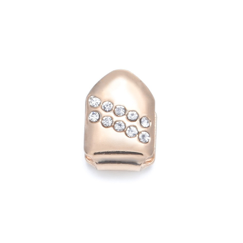 Hip-hop diamond-encrusted and gold-plated teeth grillz - MERGE.DAY.1.FREESTYLE