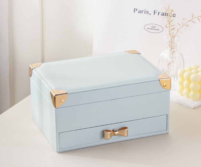 Three-layer jewelry box large-capacity flip storage box - MERGE.DAY.1.FREESTYLE