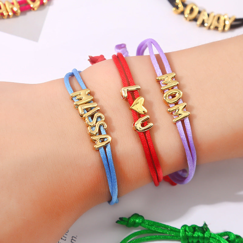 DIY Bubble Letter Bracelet - MERGE.DAY.1.FREESTYLE