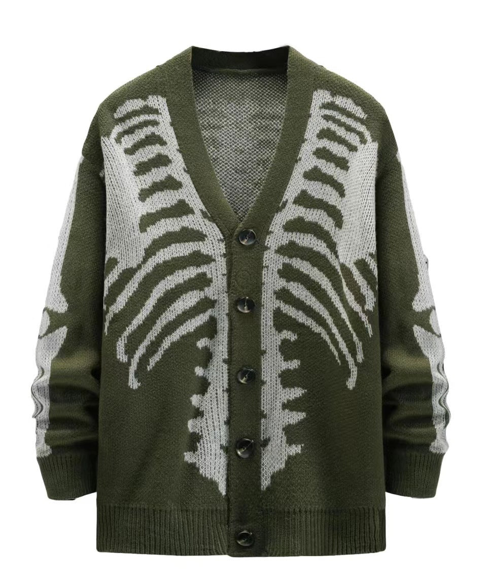Halloween knitted cardigan sweater - MERGE.DAY.1.FREESTYLE