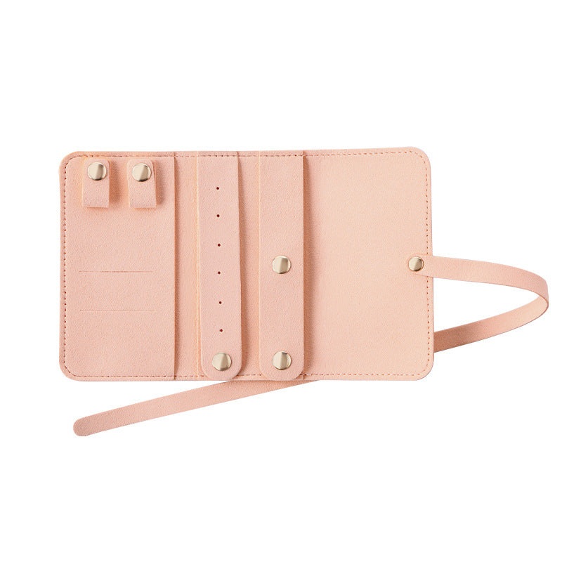 Portable multifunctional leather jewelry clutch bag - MERGE.DAY.1.FREESTYLE