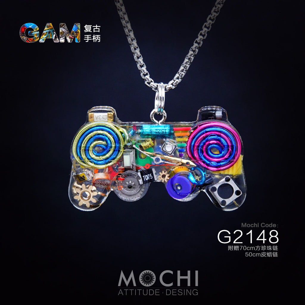 Original Cyberpunk Retro Industrial Wind Necklace Hip Hop Gamepad Pendant - MERGE.DAY.1.FREESTYLE