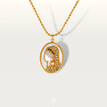 Girl with a pearl earring Pendant Necklace - MERGE.DAY.1.FREESTYLE