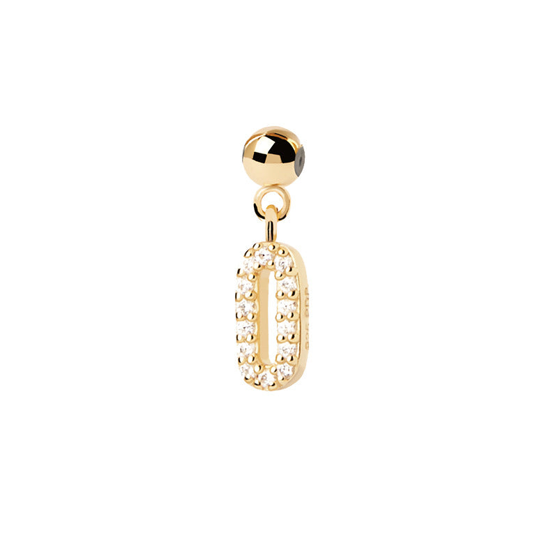 Letter full diamond DIY necklace clavicle chain - MERGE.DAY.1.FREESTYLE