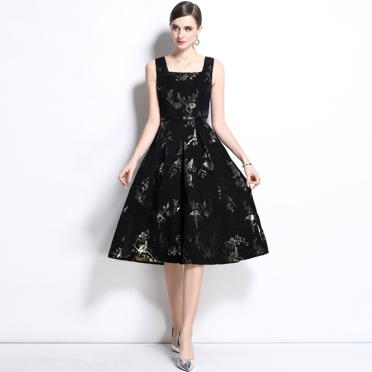 Summer sleeveless floral dress - MERGE.DAY.1.FREESTYLE