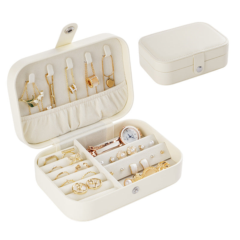 Portable travel girl multi-layer jewelry box - MERGE.DAY.1.FREESTYLE