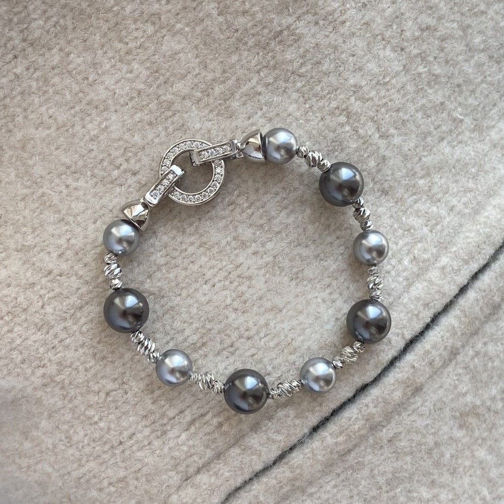 rosary necklace Tahitian pearl necklace - MERGE.DAY.1.FREESTYLE